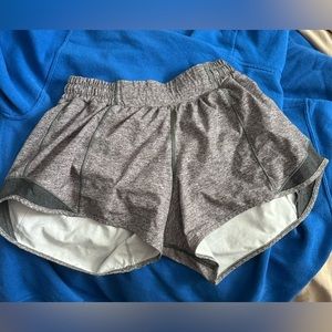 Lululemon shorts in Heathered Black